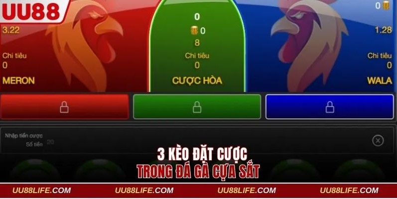 Livestream Đá Gà Cựa Sắt - Nhận Thưởng Siêu Khủng Tại UU88 3 3 kèo cá cược trong game trực tuyến